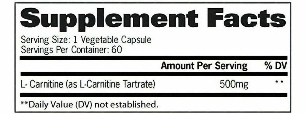 L-CARNITINA GAT500MG - 60 CAPSULAS