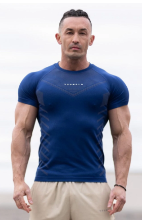 465 - superhero compression tees blue-youngla