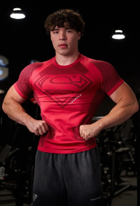 4117 – Superman Compression Red | YOUNGLA