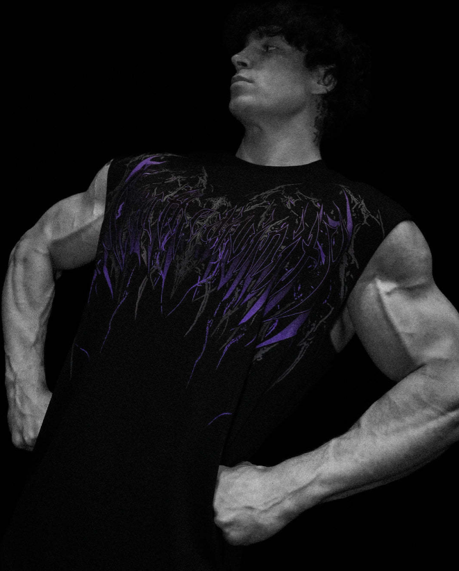 BREATHEDIVINITY - SLEEVELESS BAYBLACK