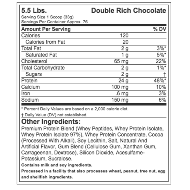 PROTEINA NITRO TECH 100% WHEY GOLD - 5 LBS