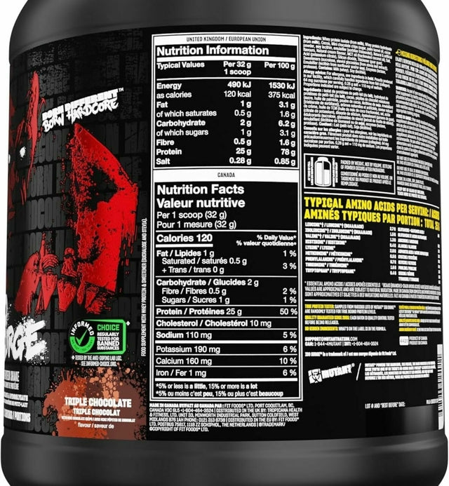 PROTEÍNA MUTANT ISO SURGE - 5 LBS