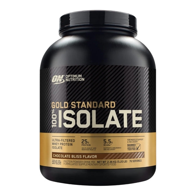 PROTEÍNA OPTIMUM NUTRITION 100% ISOLATE OPTIMUS NUTRITION - 5 LBS