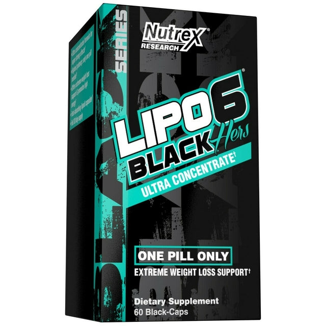QUEMADOR - LIPO 6 BLACK HERS - 60 CAPSULAS