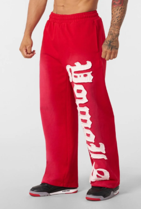 2127 – Big Patch Sweats Red | YOUNGLA