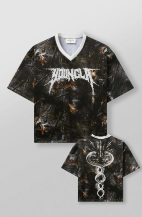 4249-venom Jersey black camo - youngla