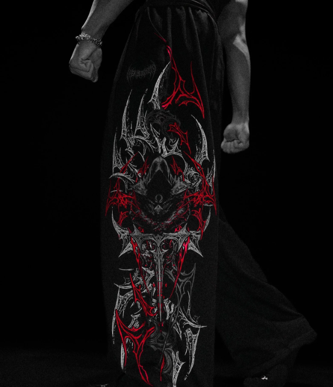 banana shape deathkeeper uncuffed sweatpants nightmare-breathedivinity