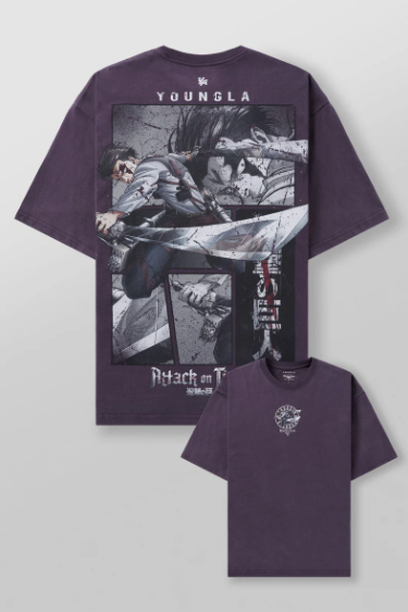 4191 -AOT x YLA Classic Tees Hero Levi | YOUNGLA