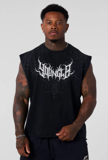 3027 – Dark Wave Cut-Offs | YOUNGLA