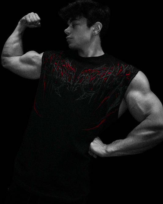 BREATHEDIVINITY - SLEEVELESS BAYBLACK