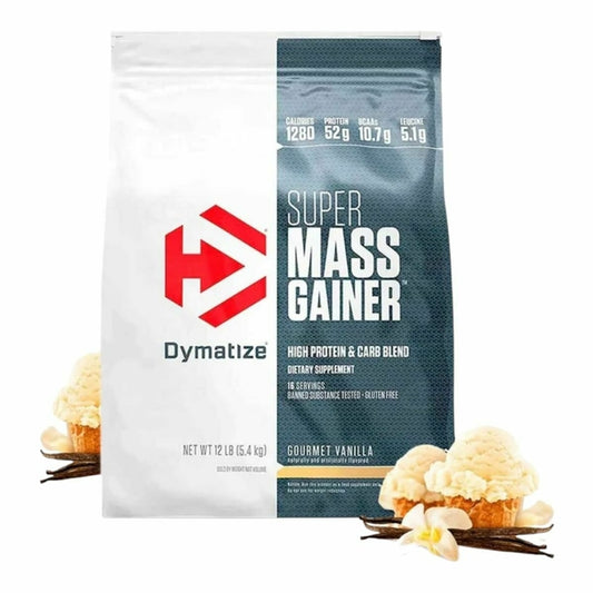 GANADOR DE PESO DYMATIZE SUPER MASS GAINER - 12 LBS