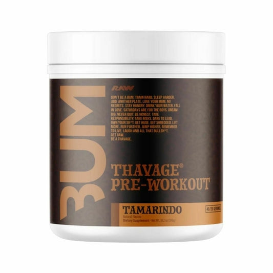 PRE ENTRENO RAW CBUM THAVAGE - 40 SERVICIOS