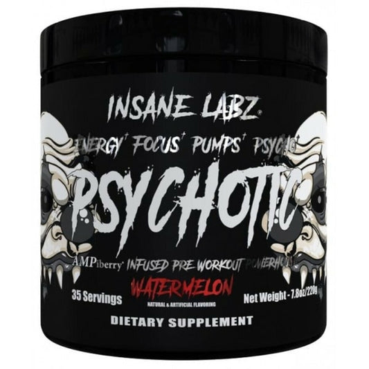 PRE-ENTRENO PSYCHOTIC BLACK INSANE LABZ - 35 SERVICIOS