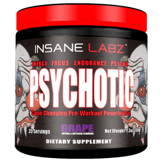 PRE-ENTRENO PSYCHOTIC ROJO INSANE LABZ - 35 SERVICIOS
