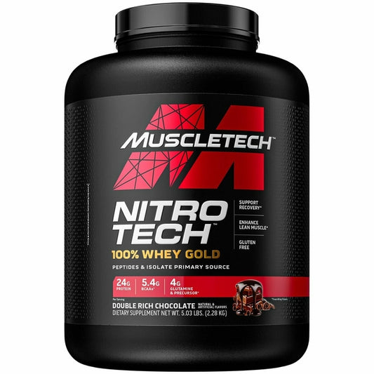PROTEINA NITRO TECH 100% WHEY GOLD - 5 LBS
