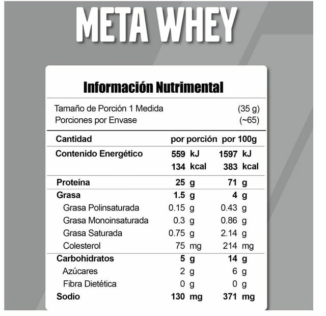 PROTEINA META WHEY - 5 LIBRAS