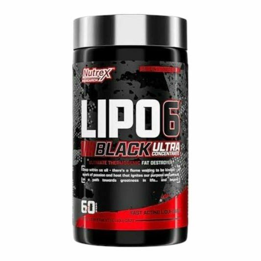 QUEMADOR - LIPO 6 BLACK ULTRA - 60 CAPSULAS