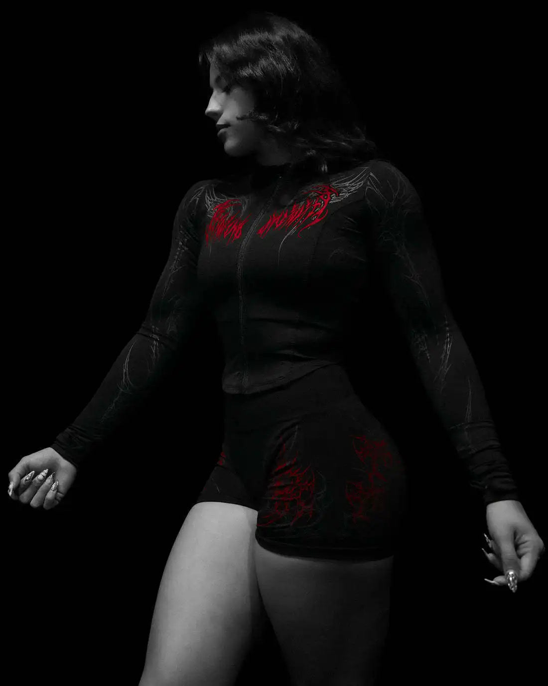 Breathedivinity Lady's Short Fitness Sports Top