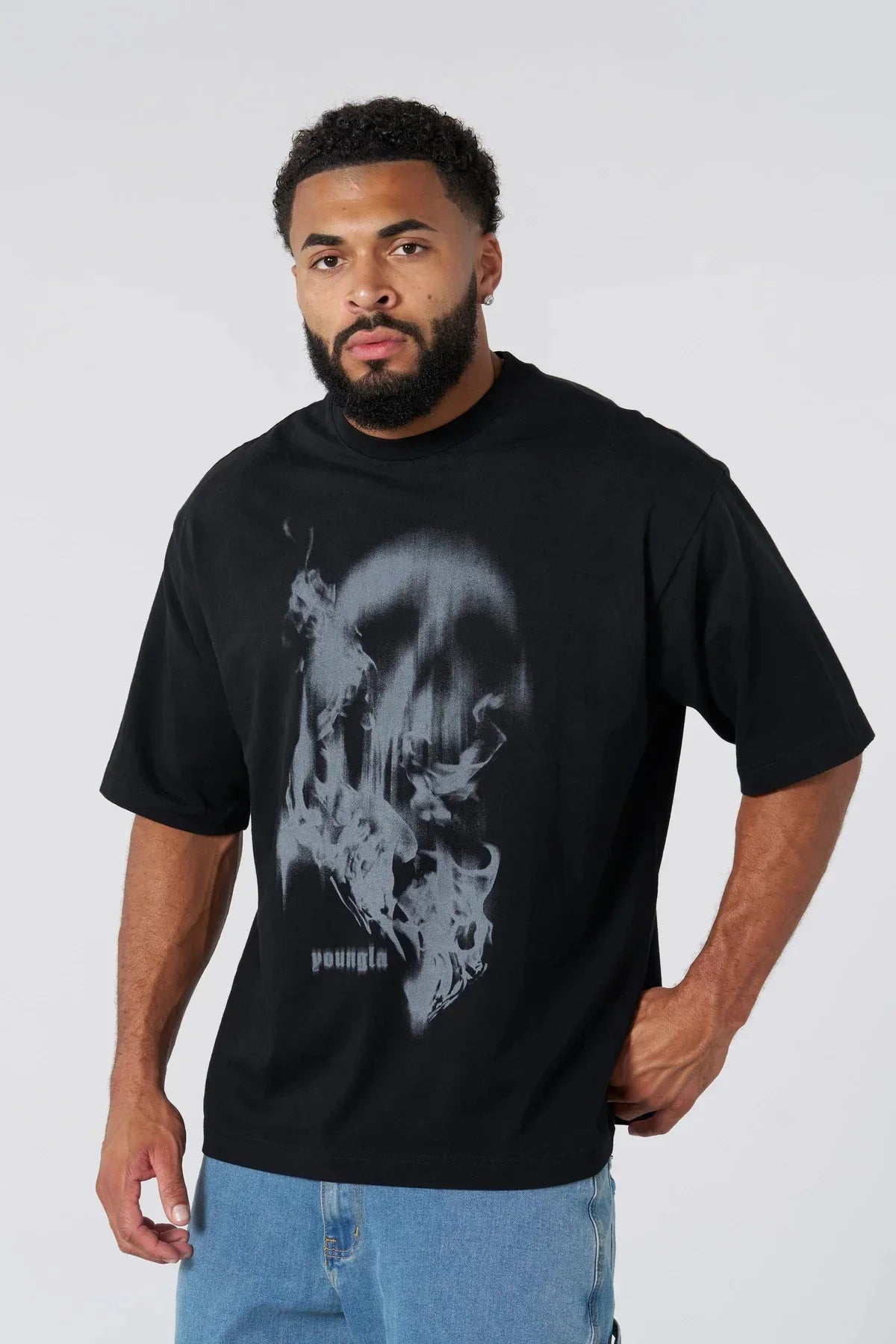 Skull oversized T