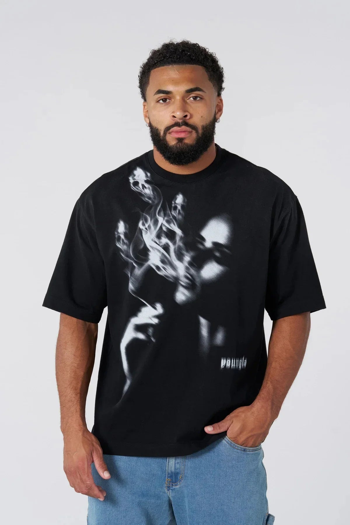 Skull oversized T