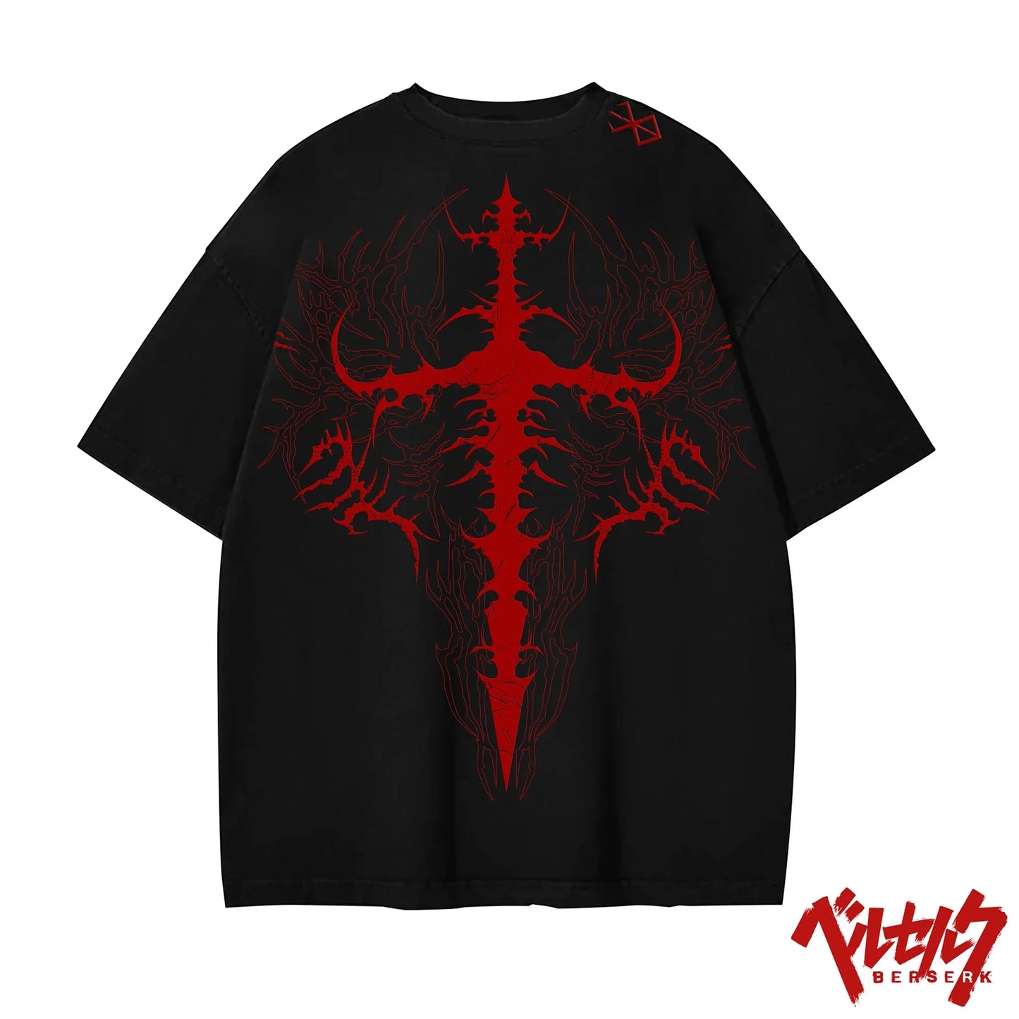 Dark Oversized tee Skull