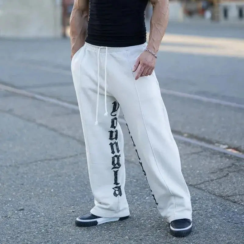 YOUNGLA sweatpants terry