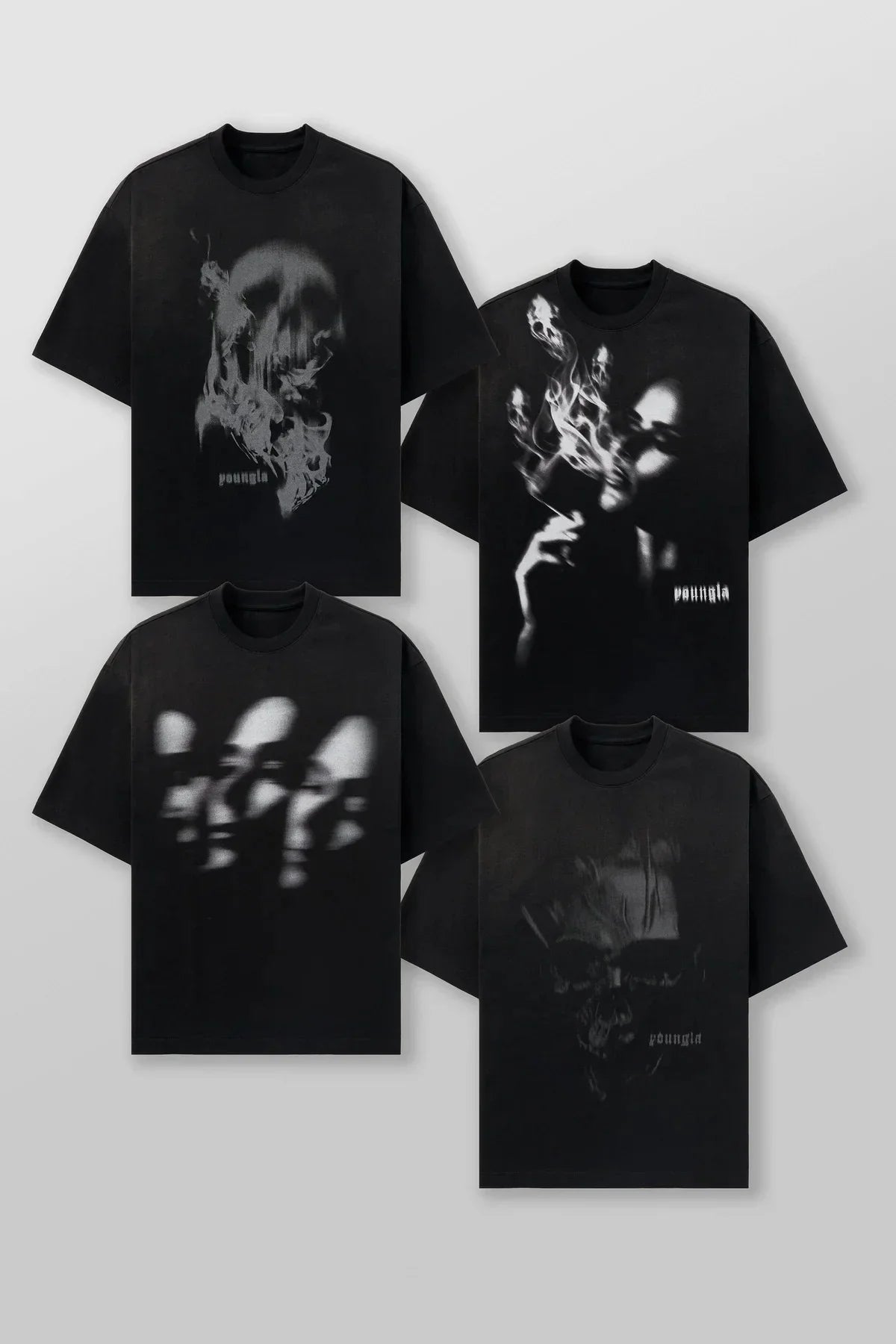 Skull oversized T