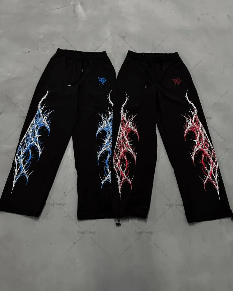 Retro Striped  Black