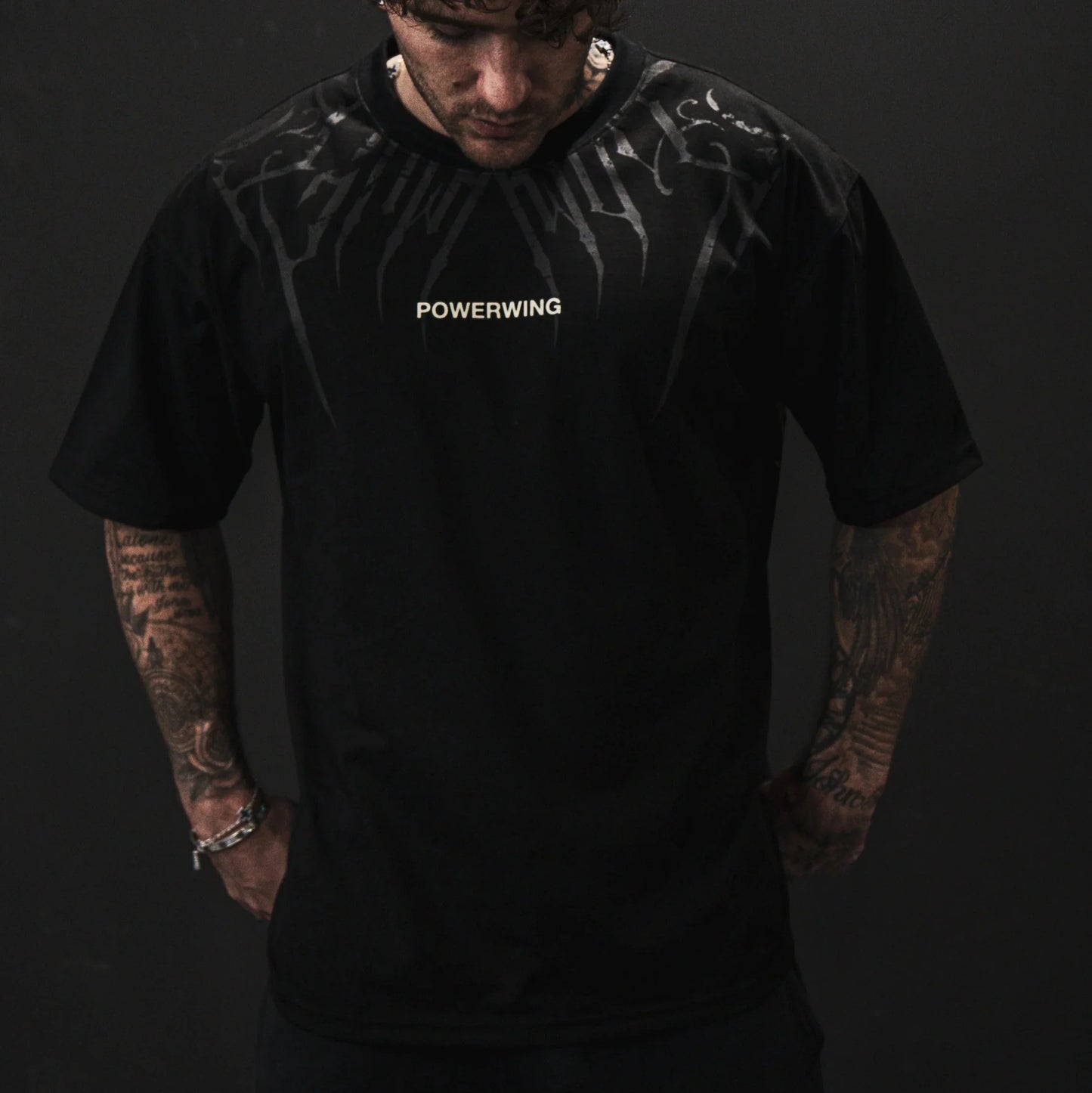 Dark Oversized tee Skull